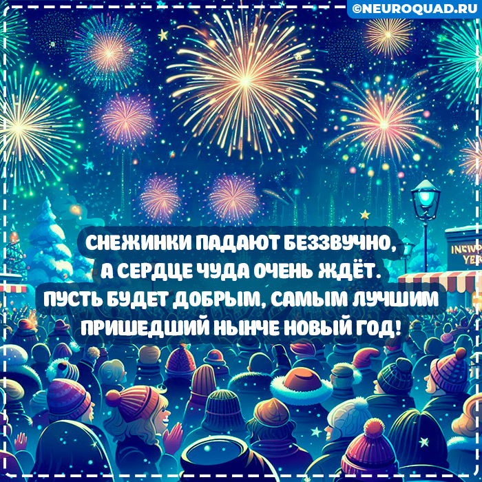 Красивые открытки Любимому с Новым годом 2024, гифки с поздравлениями 5