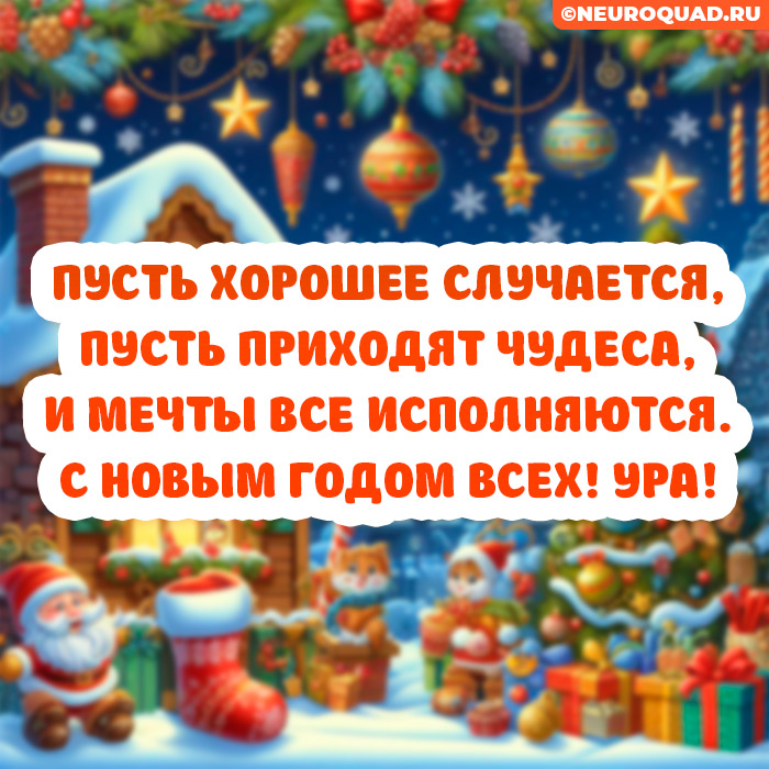 Красивые Открытки с Новым годом Дракона 2024, гифки с поздравлениями 15