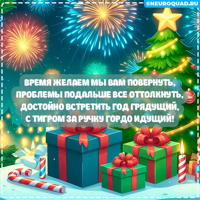 Красивые Открытки с Новым годом Дракона 2024, гифки с поздравлениями 3