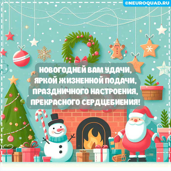 Красивые открытки Женщине с Новым годом 2024, гифки с поздравлениями 2